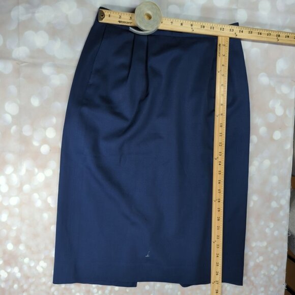 Pendleton Blue Wool Vintage 2Pc Skirt Set, Women's 12 - Picture 13 of 15